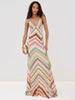 Serena Striped Knit Maxi Dress