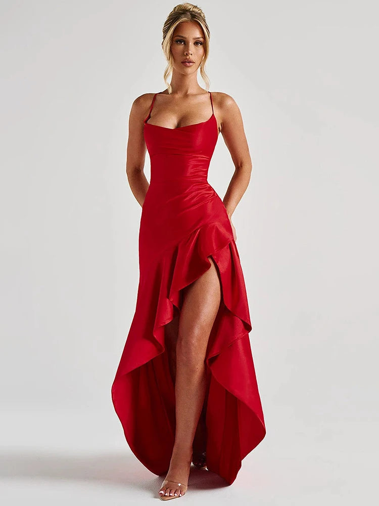 Elara Off Shoulder Maxi Dress