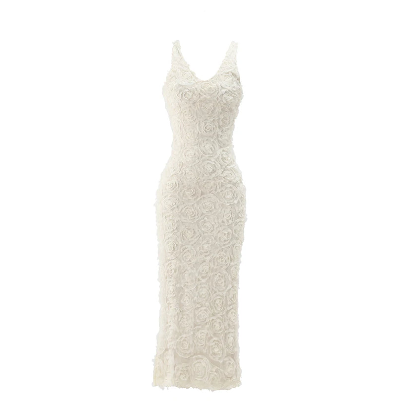 Celeste V-Neck Midi Dress
