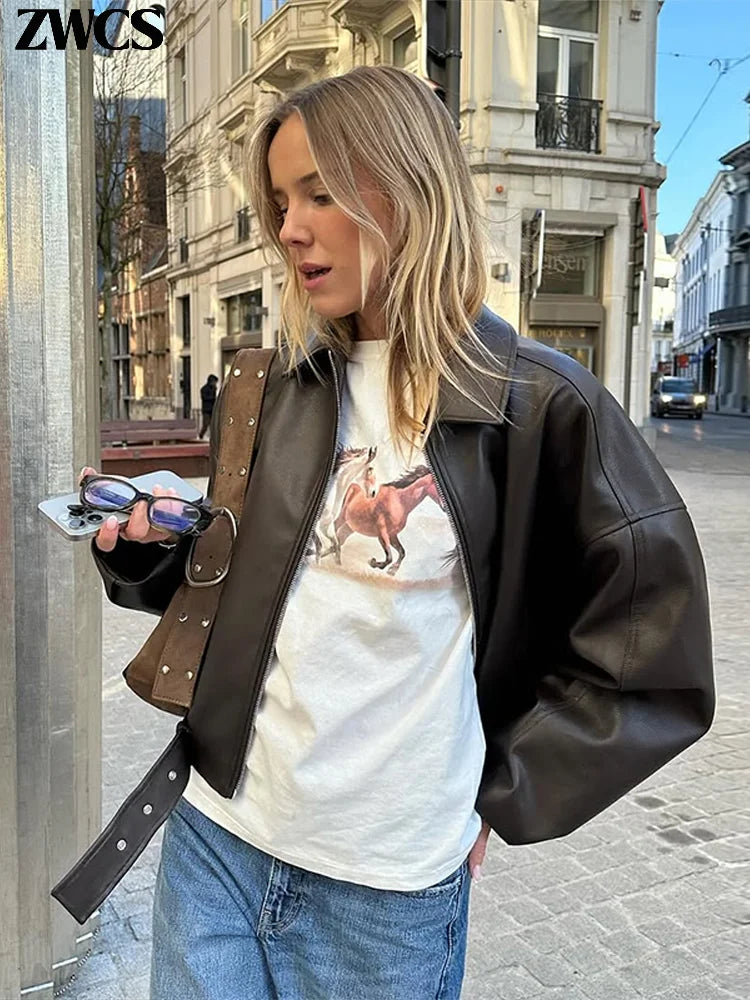 Raven Vintage Leather Jacket