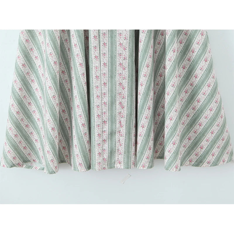 Isola Stripped Midi Dress