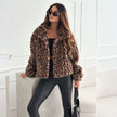Leopard Luxe Faux Fur Jacket