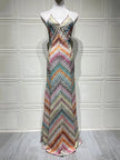 Serena Striped Knit Maxi Dress