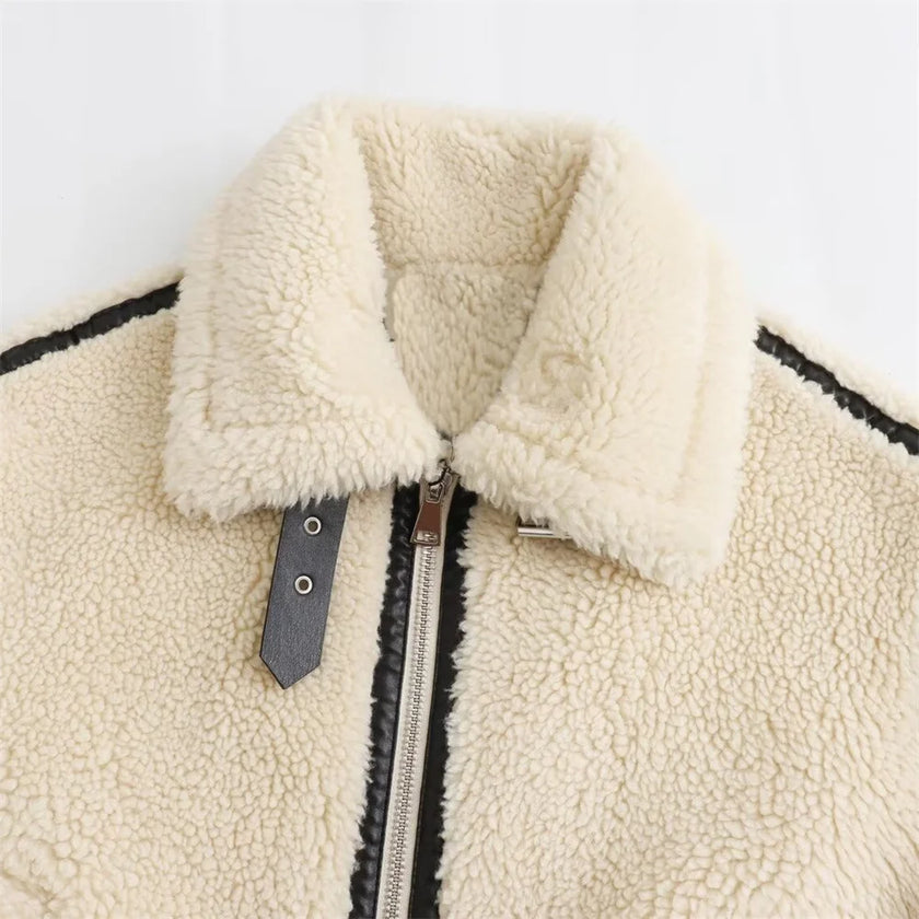 Odette Fur Zip Jacket