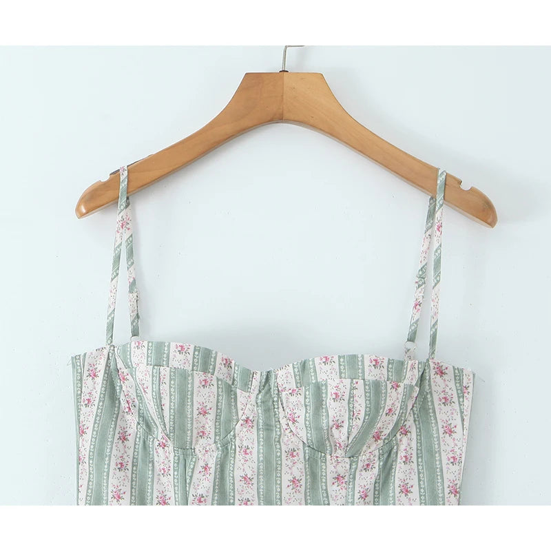 Isola Stripped Midi Dress