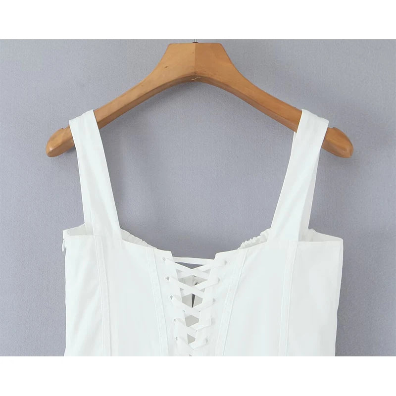 Aurora Corset Midi Dress